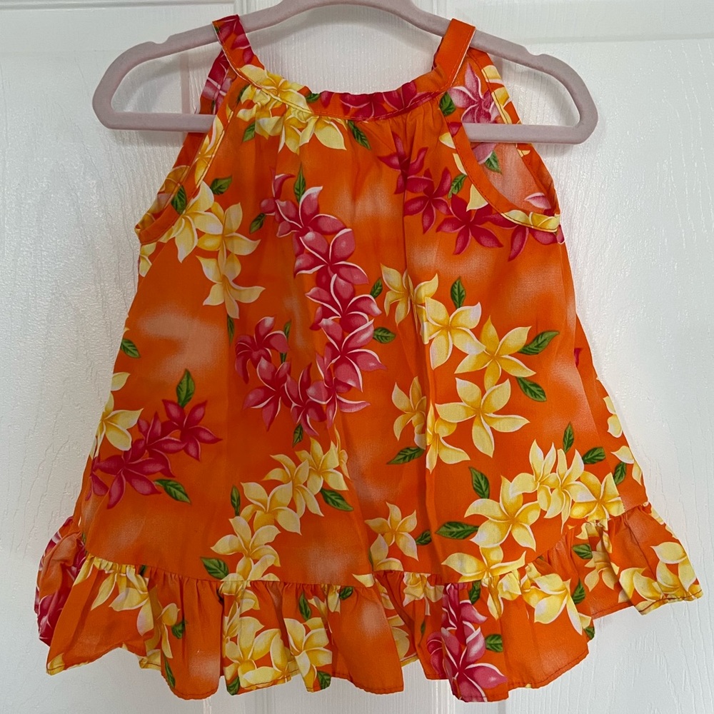 Hawaiian Toddler Girl Dress- 12 months